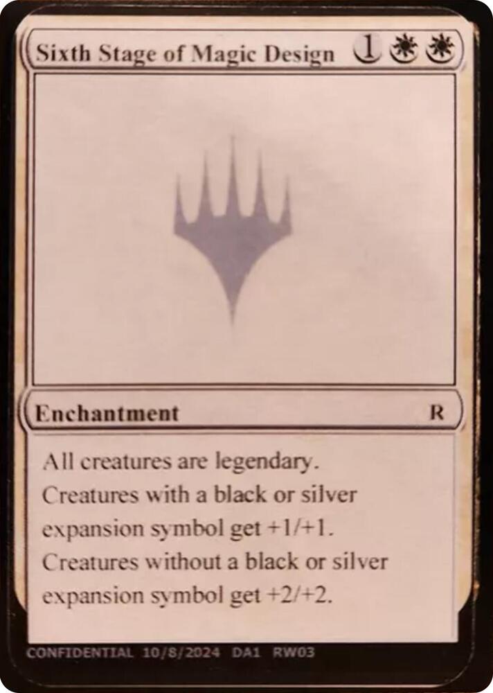 Sixth Stage of Magic Design  (Un-Known Event Playtest Cards)  | Good Games Adelaide SA