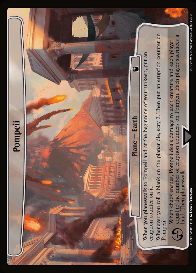 Pompeii 595 (Planechase: Universes Beyond: Doctor Who)  | Good Games Adelaide SA