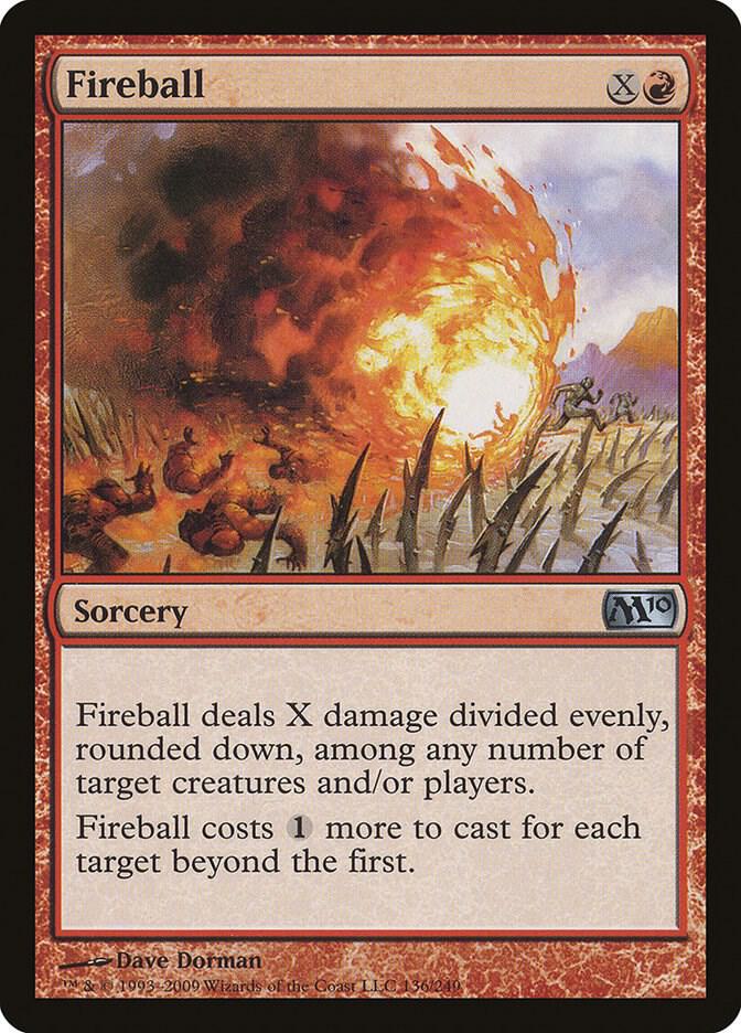 Fireball 136/249 (Magic 2010 (M10))  | Good Games Adelaide SA