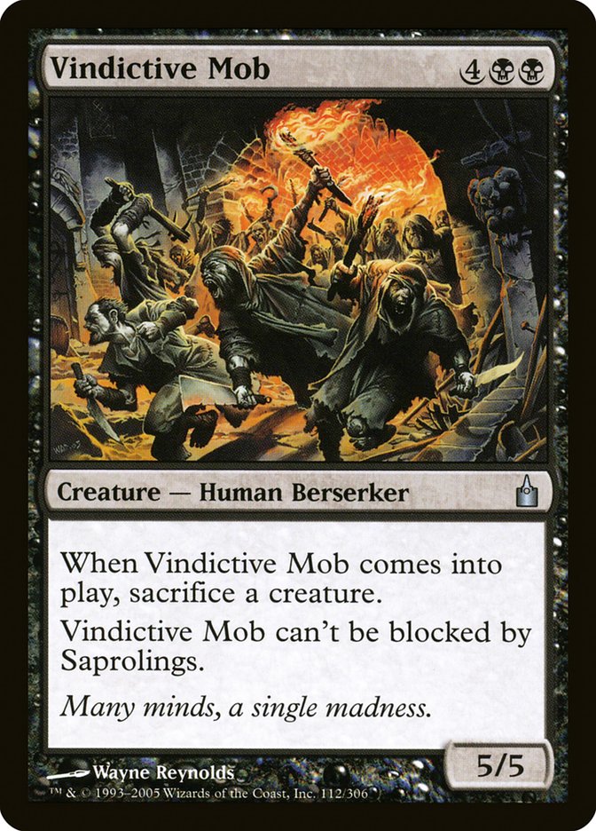 Vindictive Mob 112 (Ravnica: City of Guilds)  - Foil | Good Games Adelaide SA