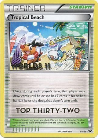Tropical Beach (BW28) (Top 32) [Black & White: Black Star Promos] | Good Games Adelaide SA