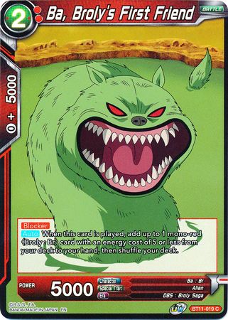 Ba, Broly's First Friend [BT11-019] | Good Games Adelaide SA