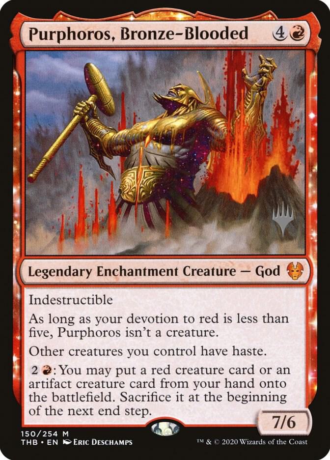 Purphoros Bronze Blooded 150 (Promo Pack: Theros Beyond Death)  | Good Games Adelaide SA