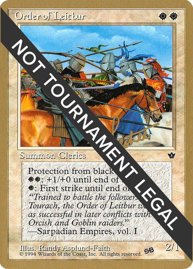 Order of Leitbur Group 1996 Bertrand Lestree FEM SB  (World Championship Decks)  | Good Games Adelaide SA