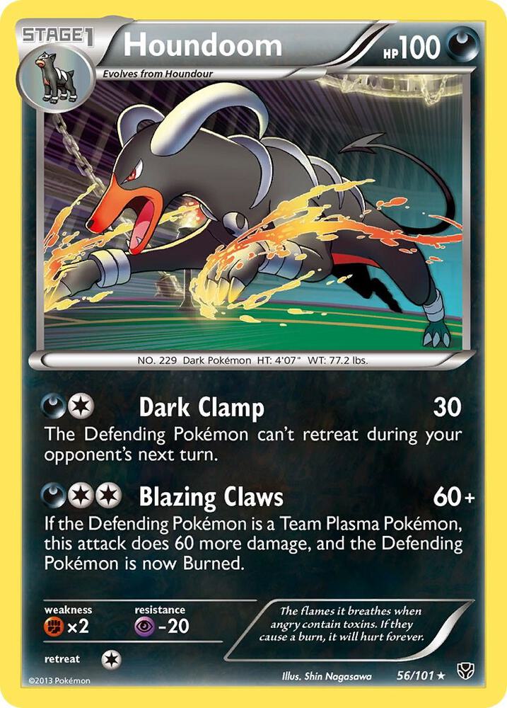 Houndoom 56/101 (Plasma Blast)  - Holofoil | Good Games Adelaide SA