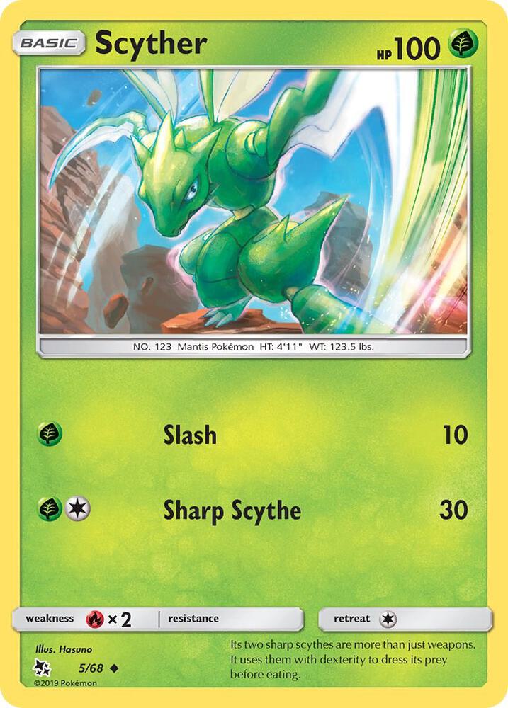Scyther 5/68 (Hidden Fates)  | Good Games Adelaide SA
