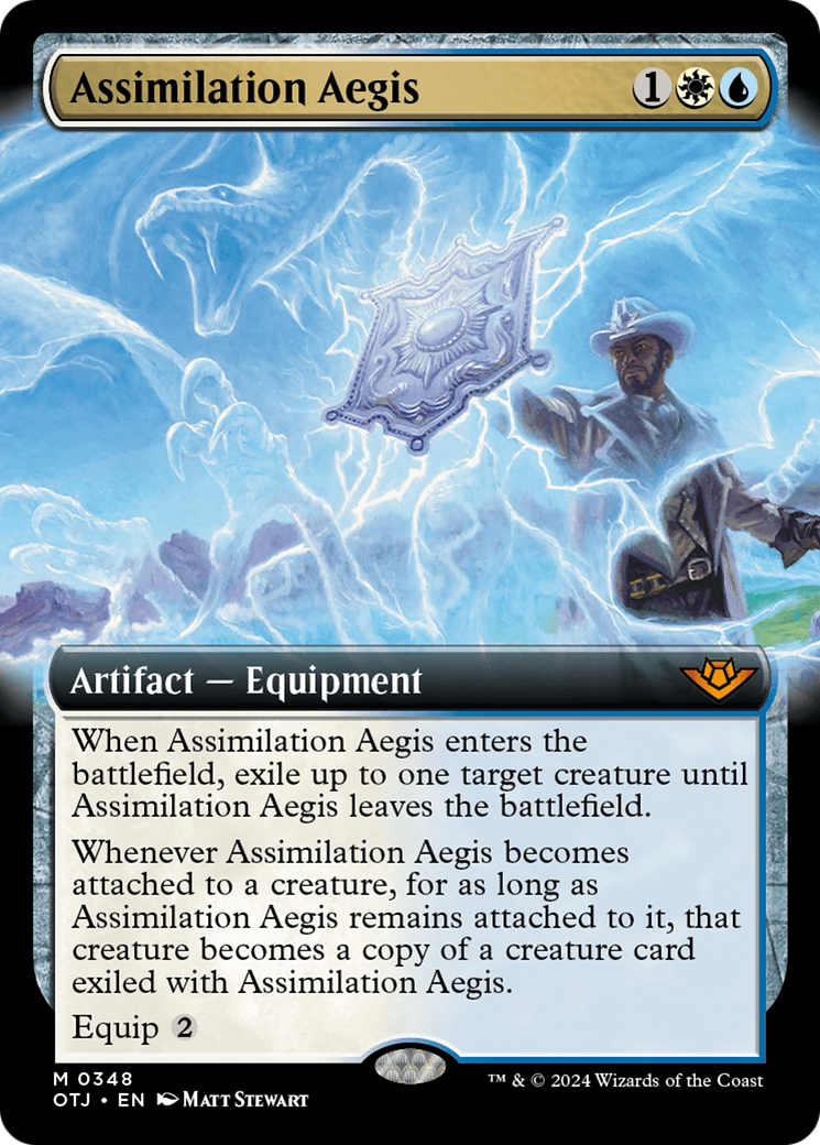 Assimilation Aegis (Extended Art) [Outlaws of Thunder Junction] | Good Games Adelaide SA