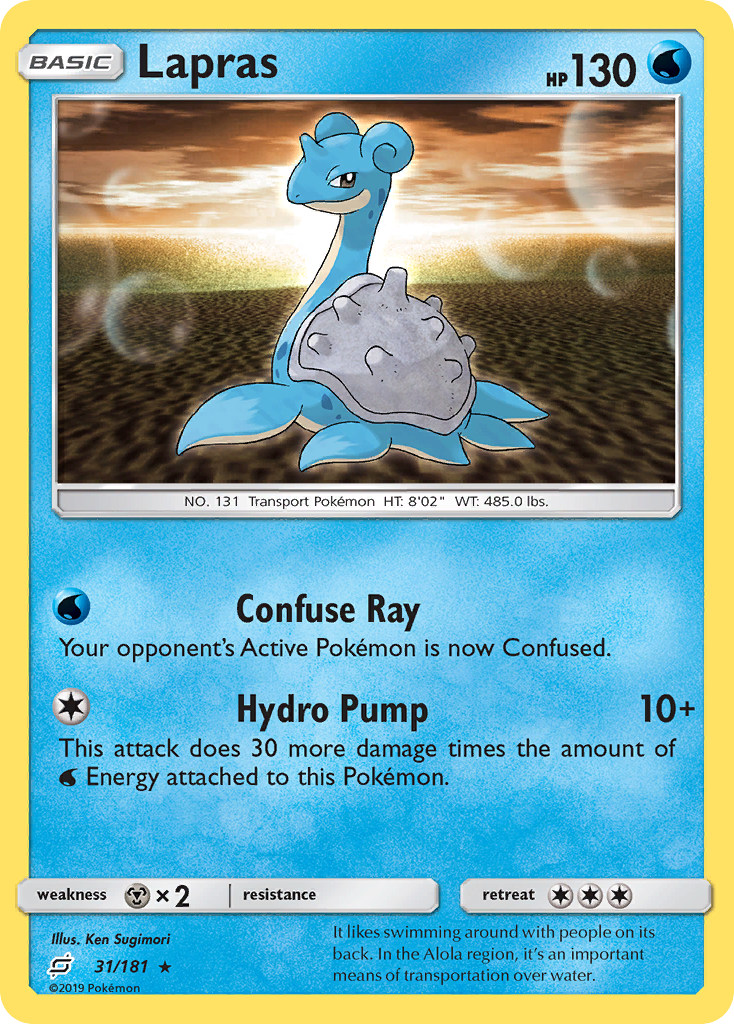 Lapras (31/181) [Sun & Moon: Team Up] | Good Games Adelaide SA