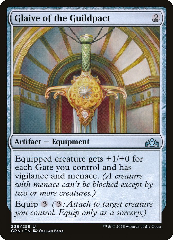 Glaive of the Guildpact 236 (Guilds of Ravnica)  - Foil | Good Games Adelaide SA