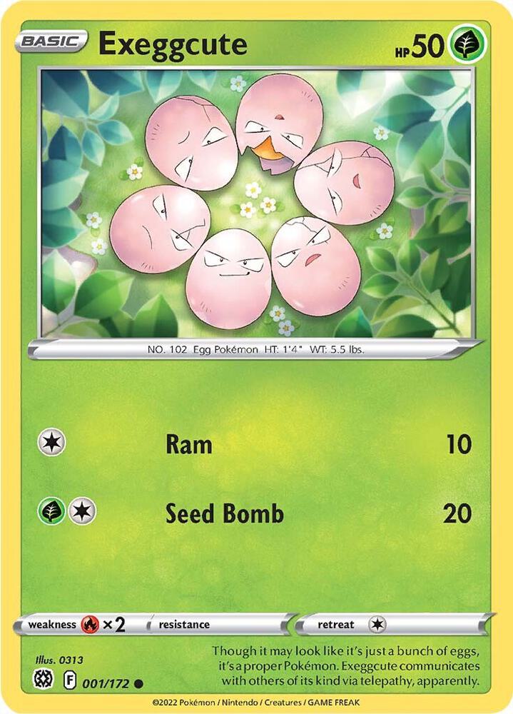 Exeggcute 001/172 (SWSH09: Brilliant Stars)  | Good Games Adelaide SA
