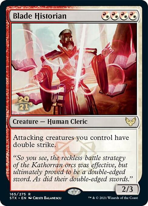 Blade Historian 165 (Prerelease Cards)  - Foil | Good Games Adelaide SA