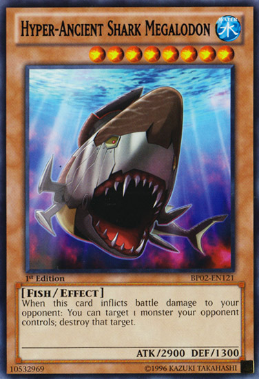 Hyper-Ancient Shark Megalodon [BP02-EN121] Rare | Good Games Adelaide SA