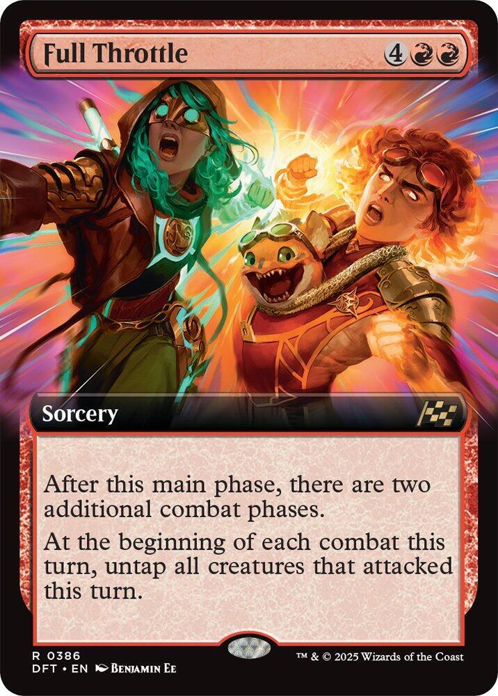 Full Throttle Extended Art 386 (Aetherdrift)  - Extended Art Foil | Good Games Adelaide SA