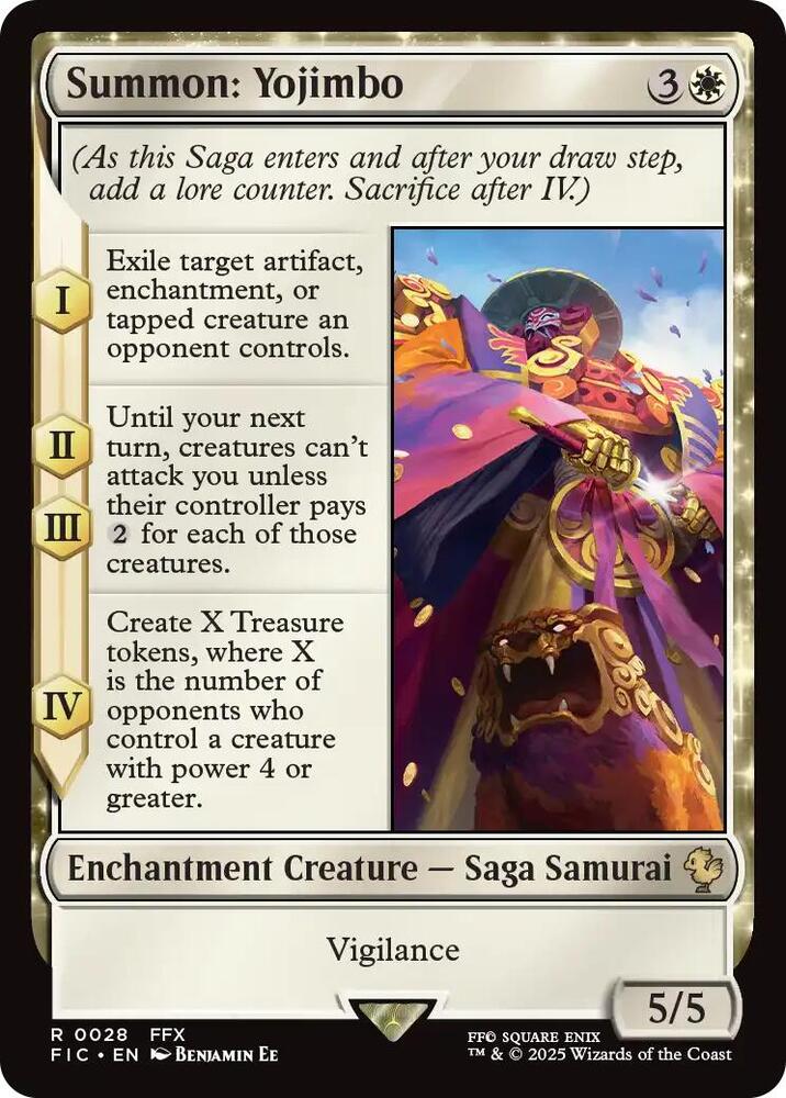 Summon Yojimbo 28 (Commander: FINAL FANTASY)  - Foil | Good Games Adelaide SA