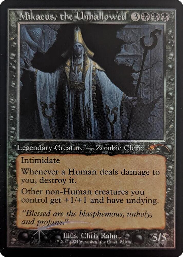 Mikaeus the Unhallowed Retro Frame 846 (Secret Lair Drop Series)  - Foil | Good Games Adelaide SA