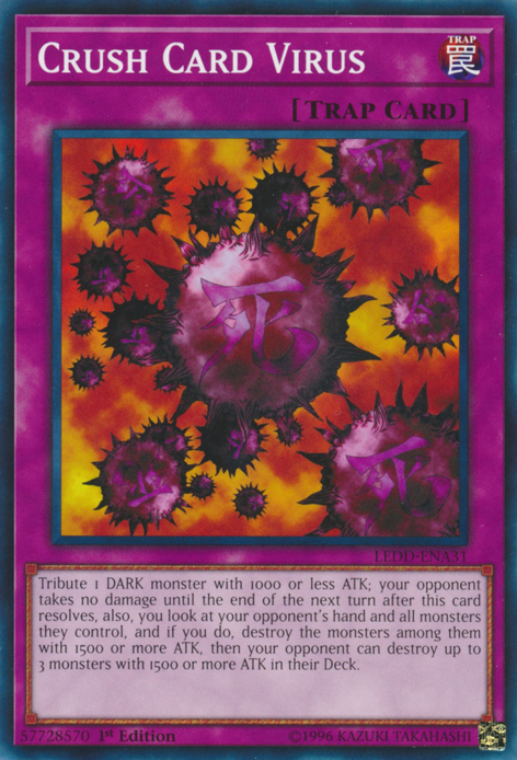 Crush Card Virus [LEDD-ENA31] Common | Good Games Adelaide SA
