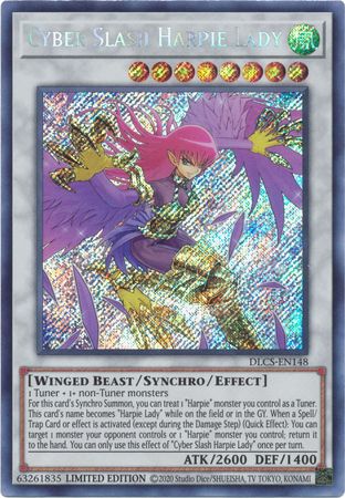 Cyber Slash Harpie Lady [DLCS-EN148] Secret Rare | Good Games Adelaide SA