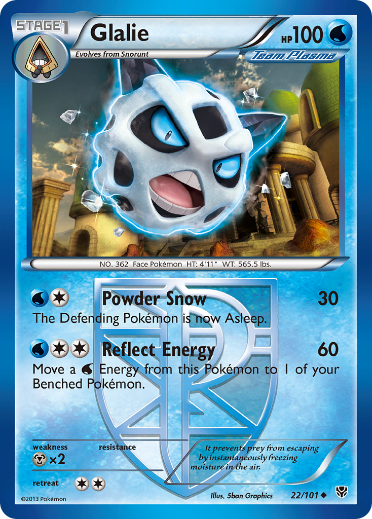 Glalie (22/101) [Black & White: Plasma Blast] | Good Games Adelaide SA