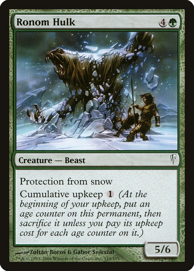 Ronom Hulk 119 (Coldsnap)  - Foil | Good Games Adelaide SA