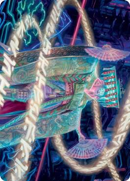 Satsuki the Living Lore Art Card 5 (Art Series: Kamigawa: Neon Dynasty)  | Good Games Adelaide SA