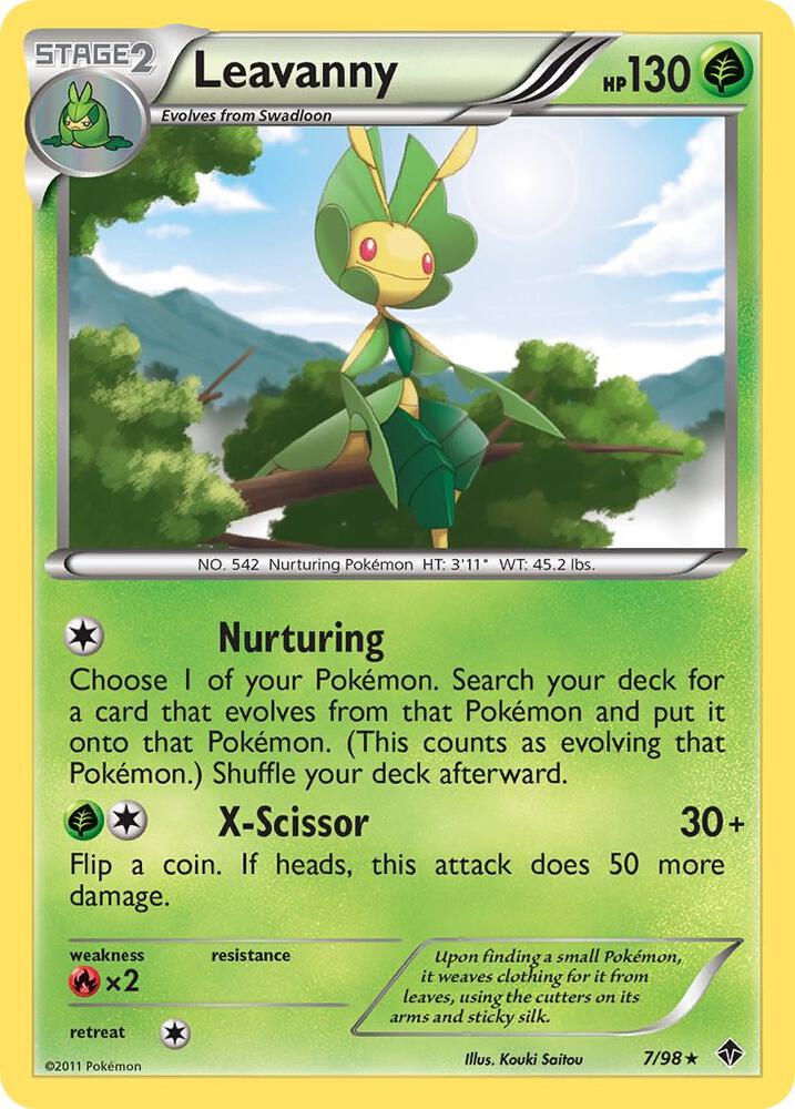 Leavanny 7/98 (Emerging Powers)  | Good Games Adelaide SA