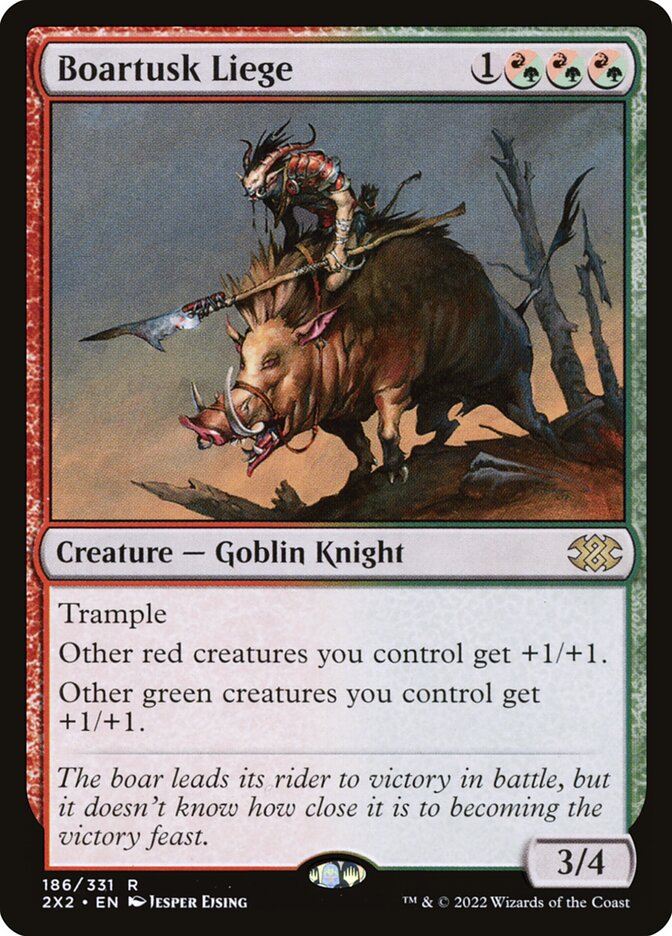 Boartusk Liege 186 (Double Masters 2022)  - Foil | Good Games Adelaide SA