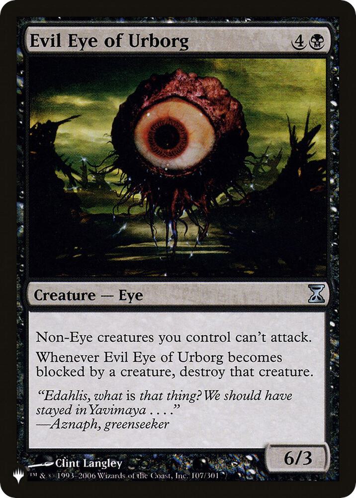 Evil Eye of Urborg 107/301 (The List Reprints)  | Good Games Adelaide SA