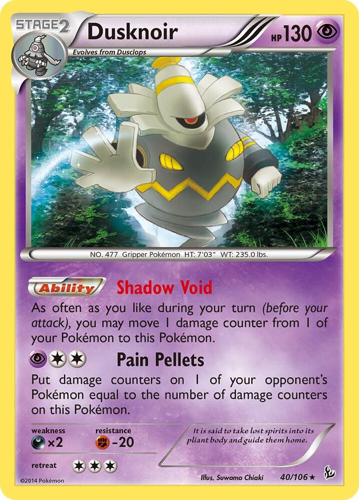 Dusknoir 40/106 (XY - Flashfire)  - Holofoil | Good Games Adelaide SA
