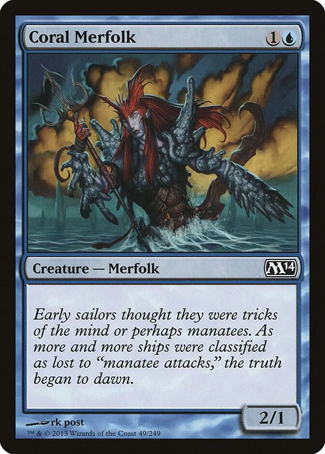 Coral Merfolk 49 (Magic 2014 (M14))  | Good Games Adelaide SA