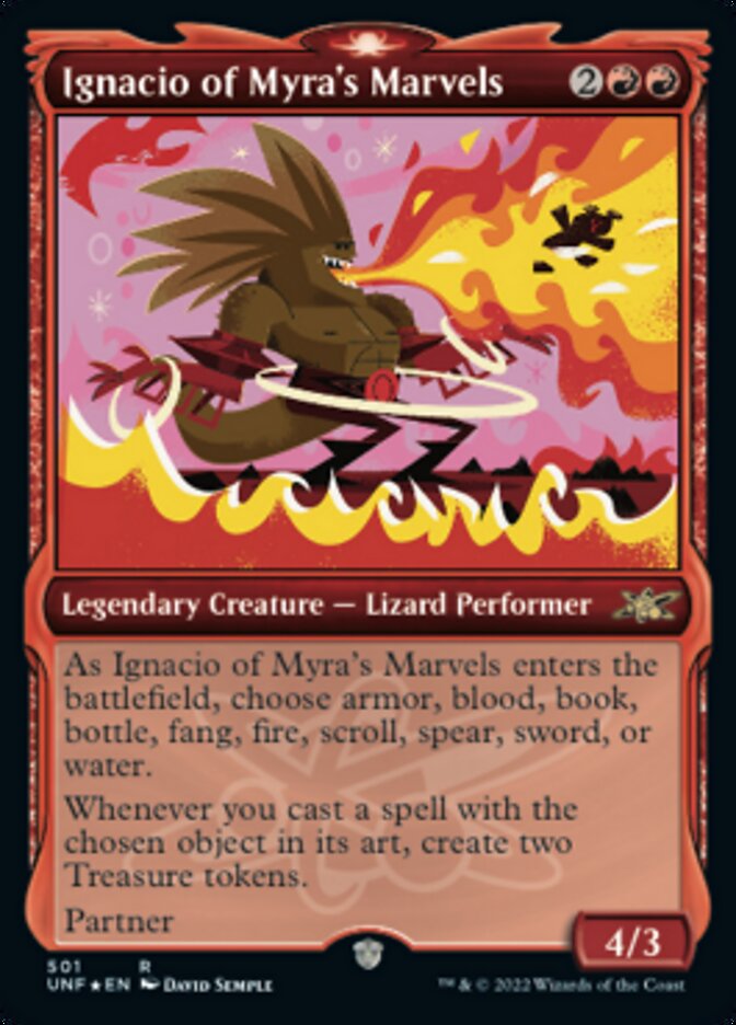 Ignacio of Myra's Marvels (Showcase) (Galaxy Foil) [Unfinity] | Good Games Adelaide SA