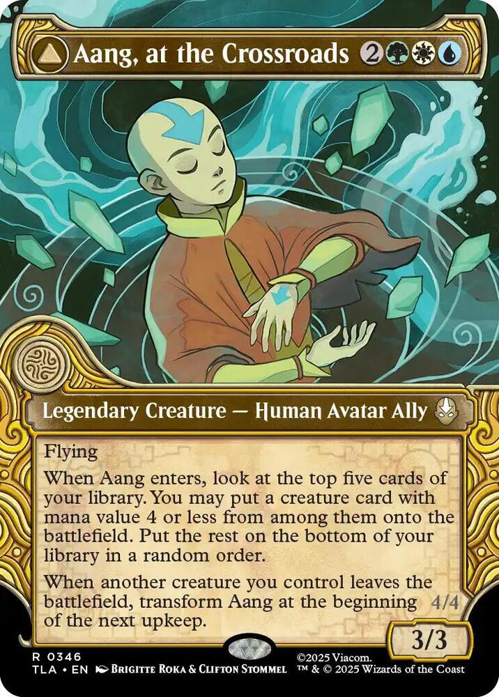 Aang, at the Crossroads // Aang, Destined Savior 346 (Avatar: The Last Airbender)  | Good Games Adelaide SA
