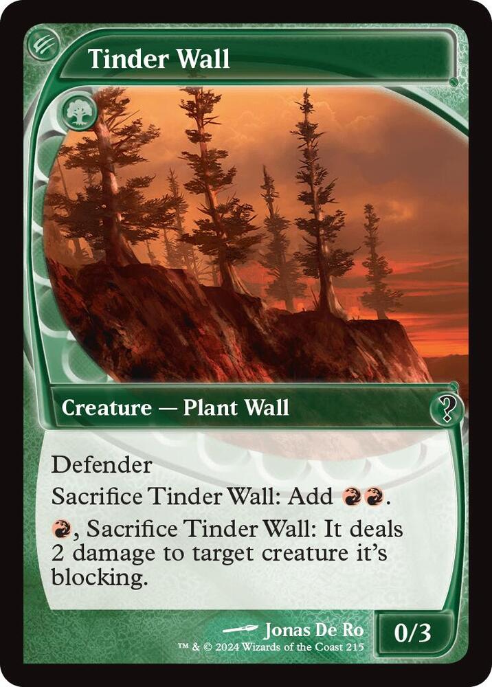 Tinder Wall 215 (Mystery Booster 2)  - Foil | Good Games Adelaide SA