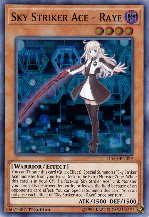 Sky Striker Ace - Raye [DASA-EN029] Super Rare | Good Games Adelaide SA
