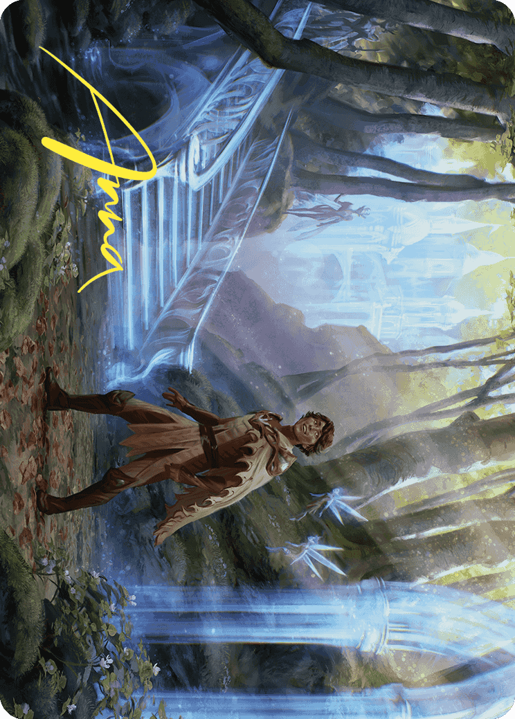 Into the Fae Court Art Card (Gold-Stamped Signature) [Wilds of Eldraine Art Series] | Good Games Adelaide SA