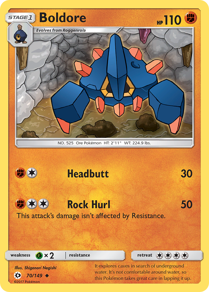 Boldore (70/149) [Sun & Moon: Base Set] | Good Games Adelaide SA