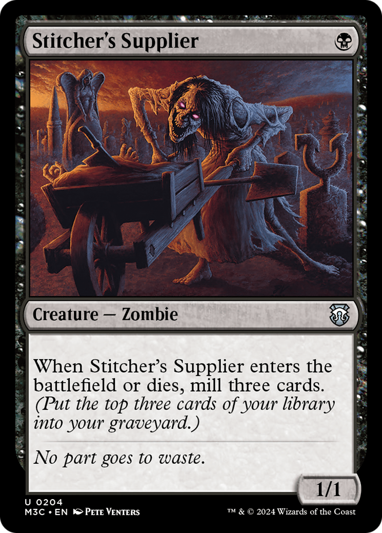 Stitcher's Supplier (Ripple Foil) [Modern Horizons 3 Commander] | Good Games Adelaide SA