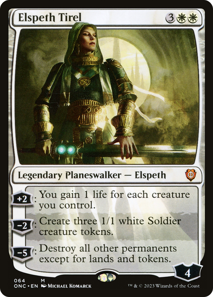 Elspeth Tirel [Phyrexia: All Will Be One Commander] | Good Games Adelaide SA