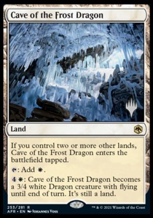 Cave of the Frost Dragon (Promo Pack) [Dungeons & Dragons: Adventures in the Forgotten Realms Promos] | Good Games Adelaide SA