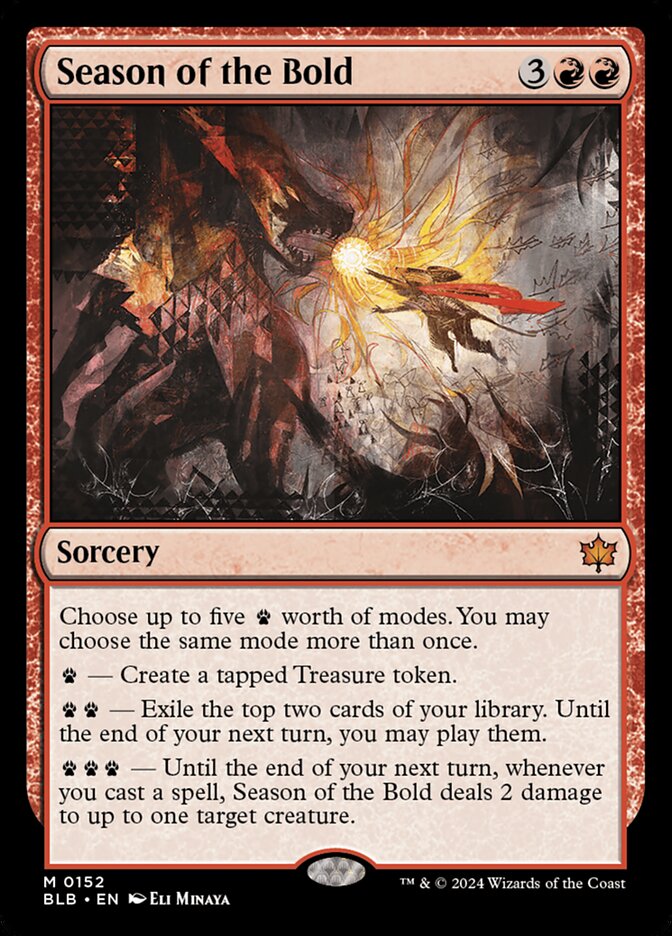 Season of the Bold 152 (Bloomburrow)  - Foil | Good Games Adelaide SA