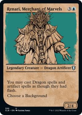 Renari Merchant of Marvels Showcase 386 (Commander Legends: Battle for Baldur's Gate)  | Good Games Adelaide SA