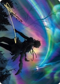 The Prismatic Bridge Art Card (Gold-Stamped Signature) [Kaldheim: Art Series] | Good Games Adelaide SA