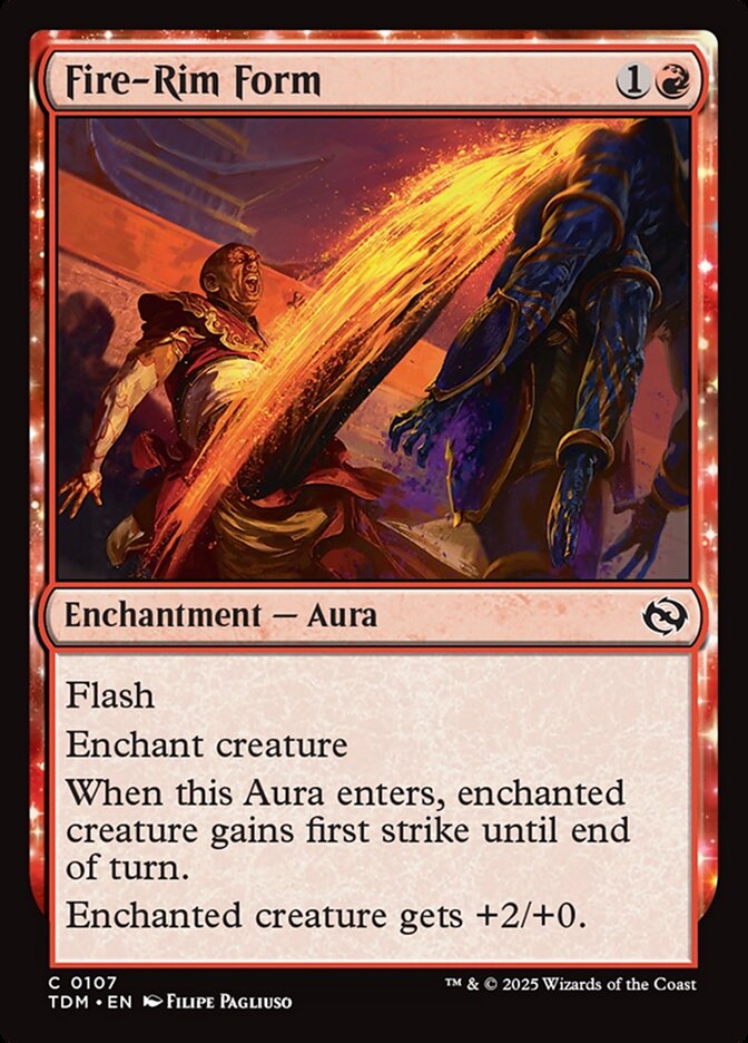 Fire-Rim Form 107 (Tarkir: Dragonstorm)  - Foil | Good Games Adelaide SA