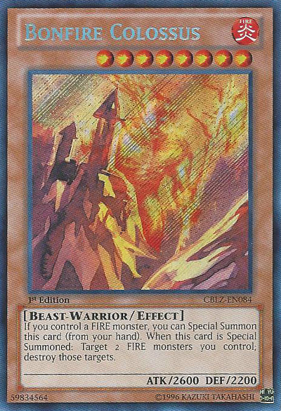 Bonfire Colossus [CBLZ-EN084] Secret Rare | Good Games Adelaide SA
