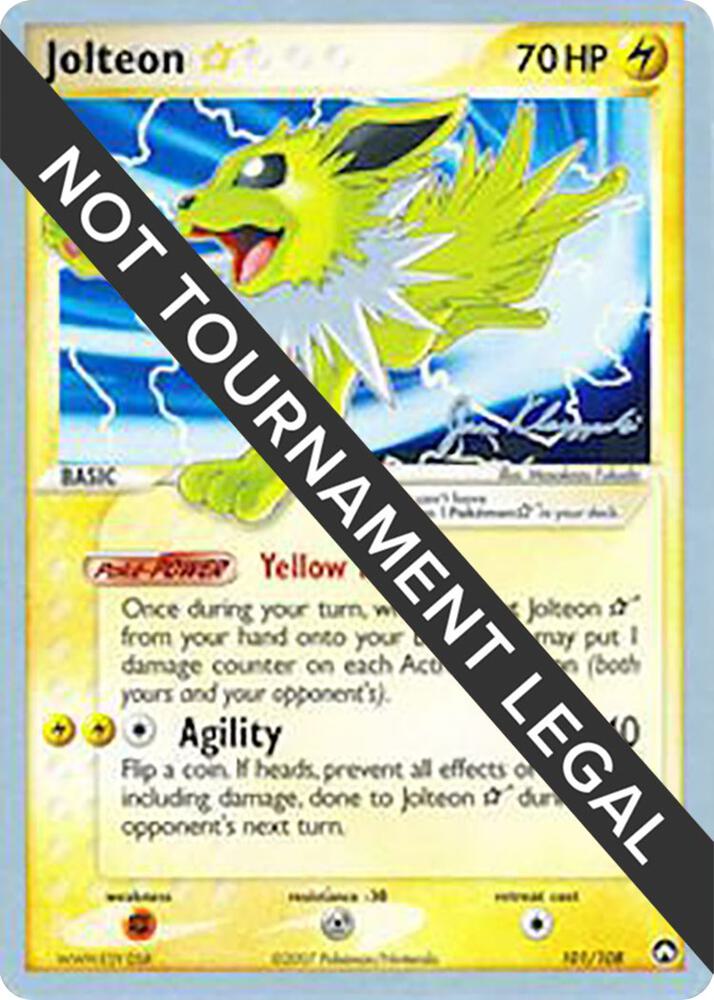 Jolteon Star 2008 Jason Klaczynski 101/108 (World Championship Decks)  | Good Games Adelaide SA