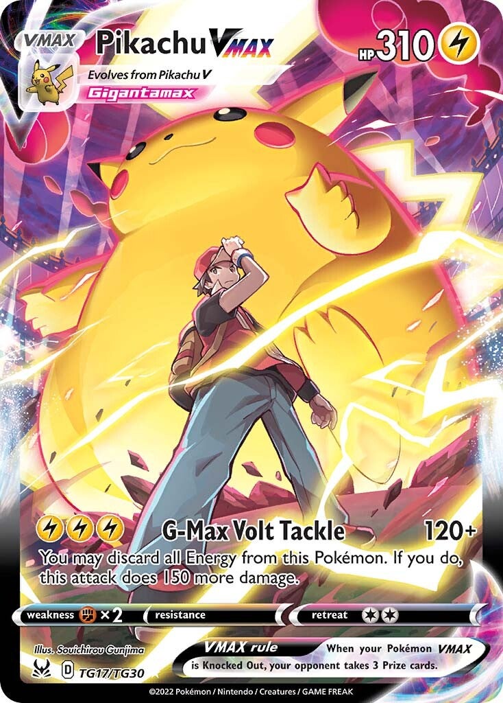 Pikachu VMAX (TG17/TG30) [Sword & Shield: Lost Origin] | Good Games Adelaide SA