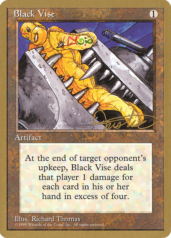 Black Vise (Mark Justice) [Pro Tour Collector Set] | Good Games Adelaide SA