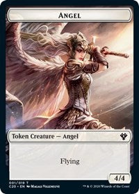 Angel // Elemental (010) Double-sided Token [Commander 2020 Tokens] | Good Games Adelaide SA