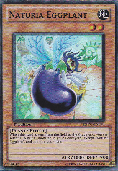 Naturia Eggplant [EXVC-EN098] Super Rare | Good Games Adelaide SA