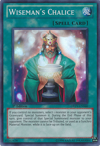 Wiseman's Chalice [DREV-EN060] Super Rare | Good Games Adelaide SA