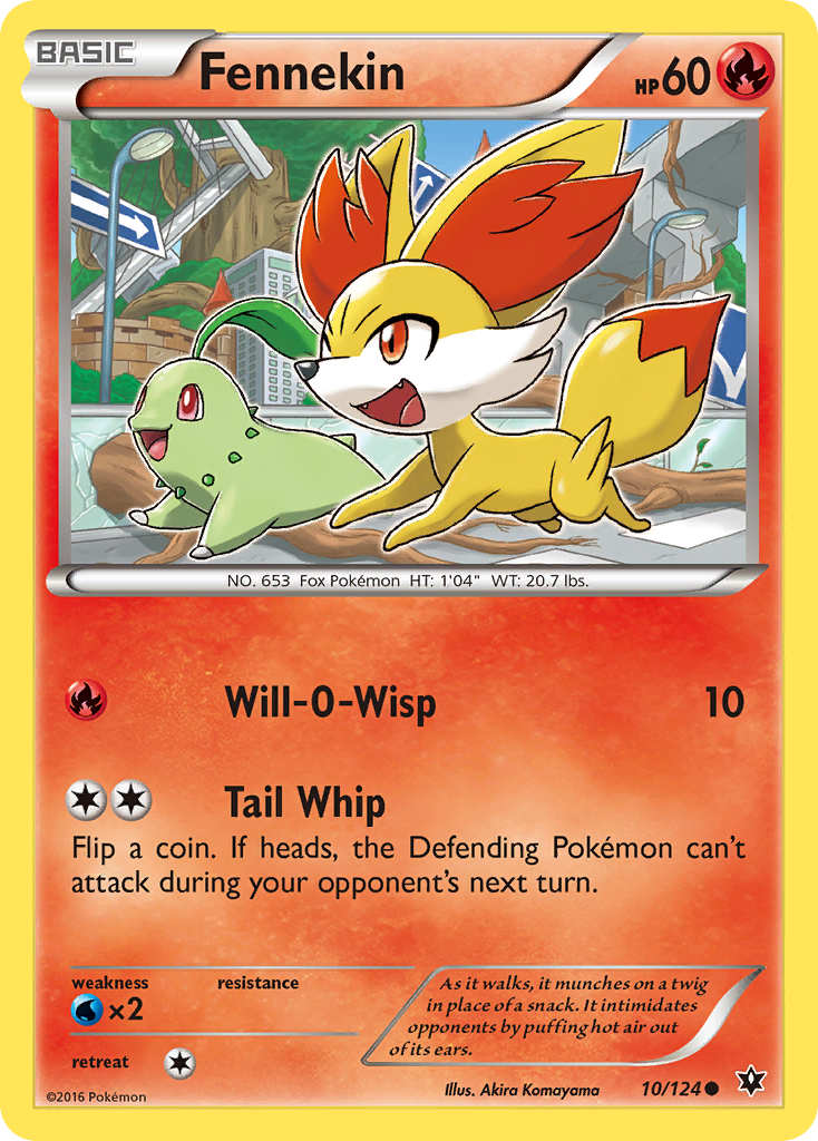 Fennekin (10/124) [XY: Fates Collide] | Good Games Adelaide SA